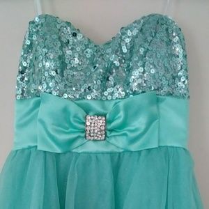 Teal Dress